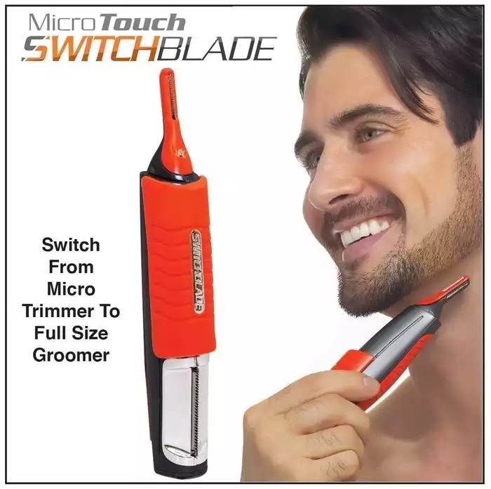 Switch Blade Hair Trimmer Micro Touch Shaver Grooming Remover