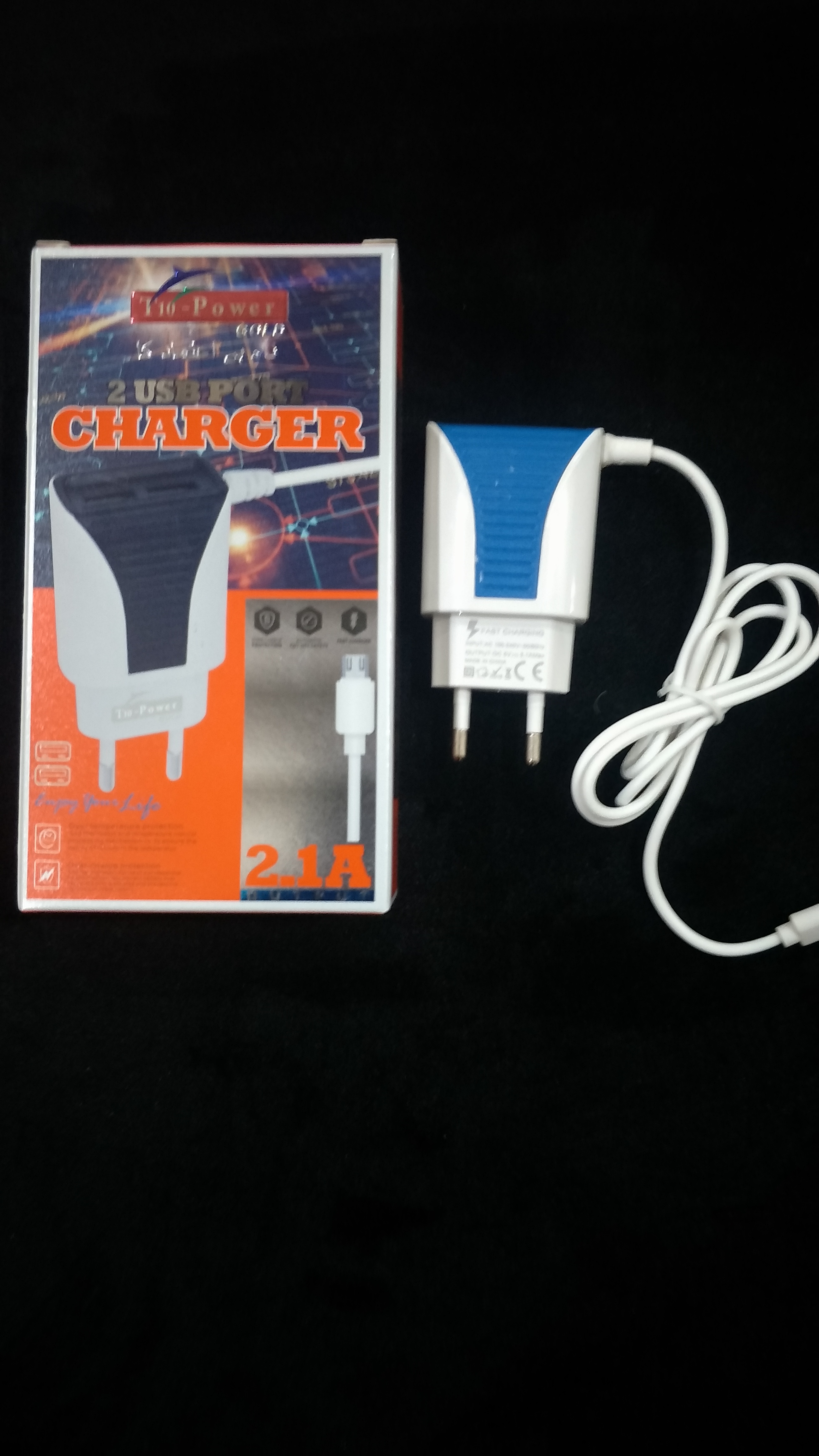 T-10 Imported 2 USB Fast Charger 2.1 Ampere_2