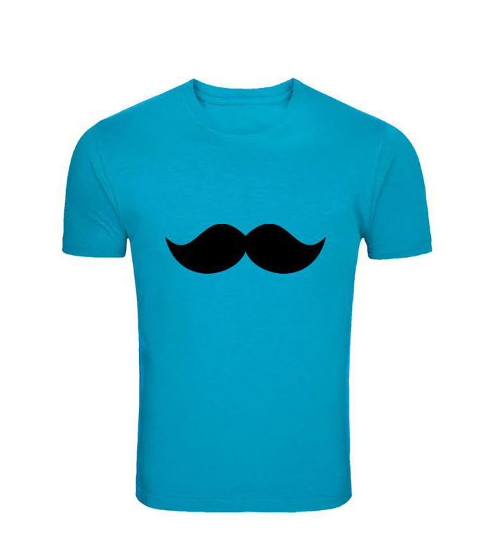 Printed T-Shirt Mustache_1
