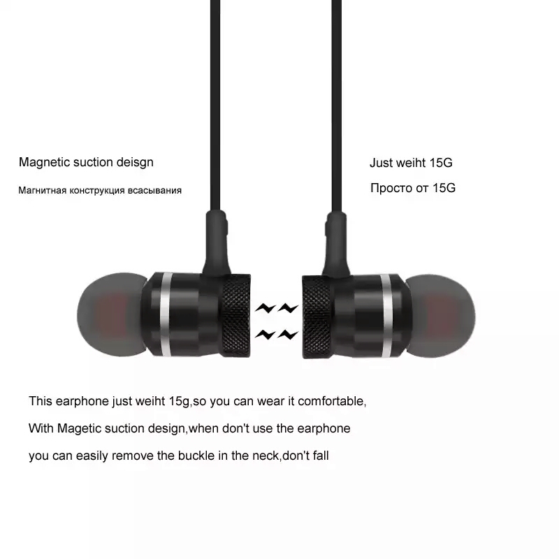 Sports Magnetic Bluetooth Earphones_4