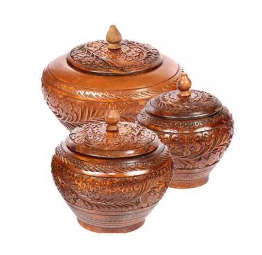 Wooden Candy Jar Carving Set_1