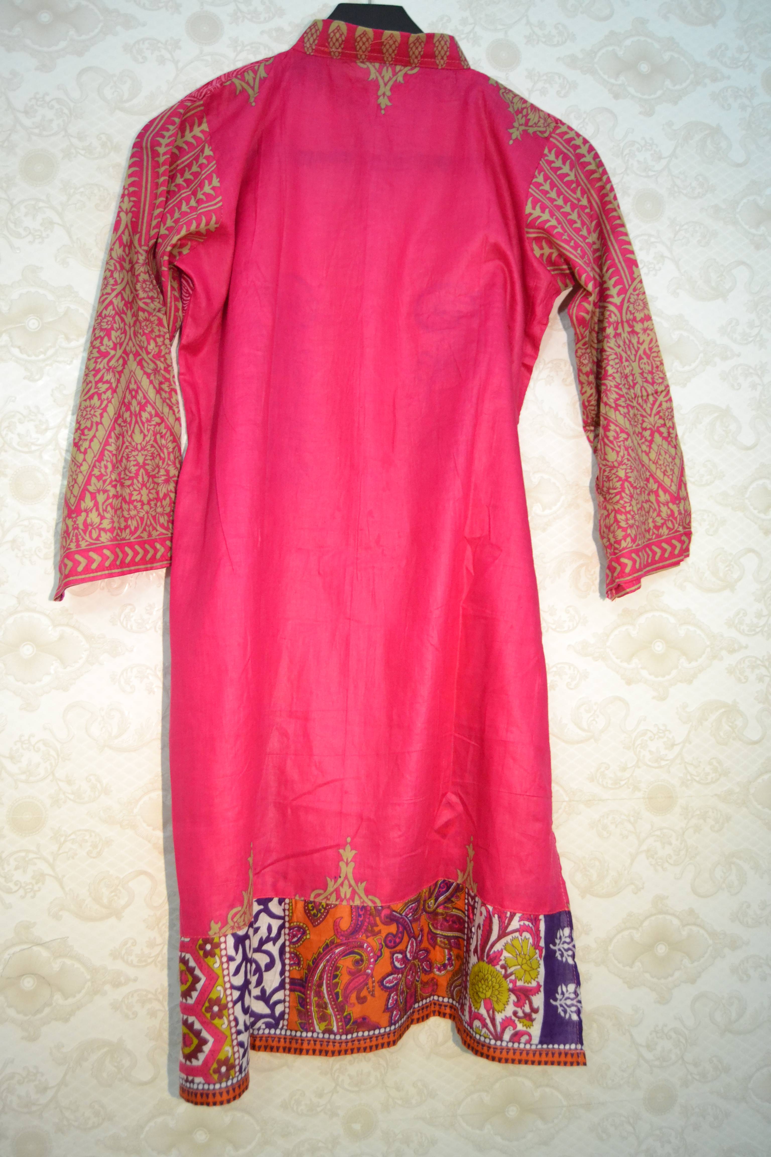 Embroidered Kurti (red)_2