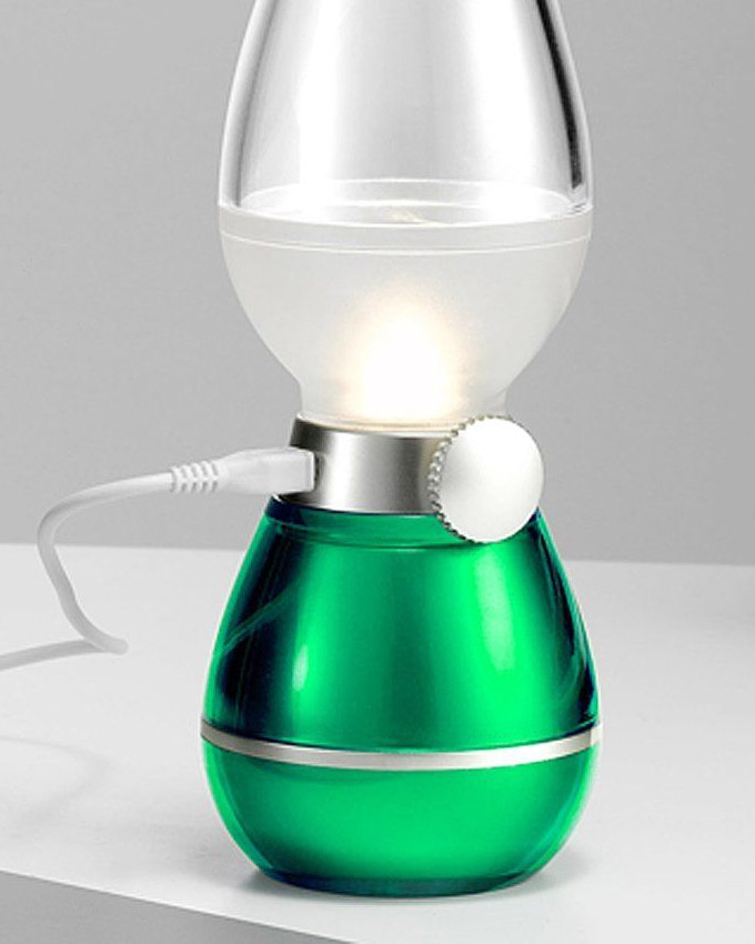 Rechargable Blow-Control Lamp