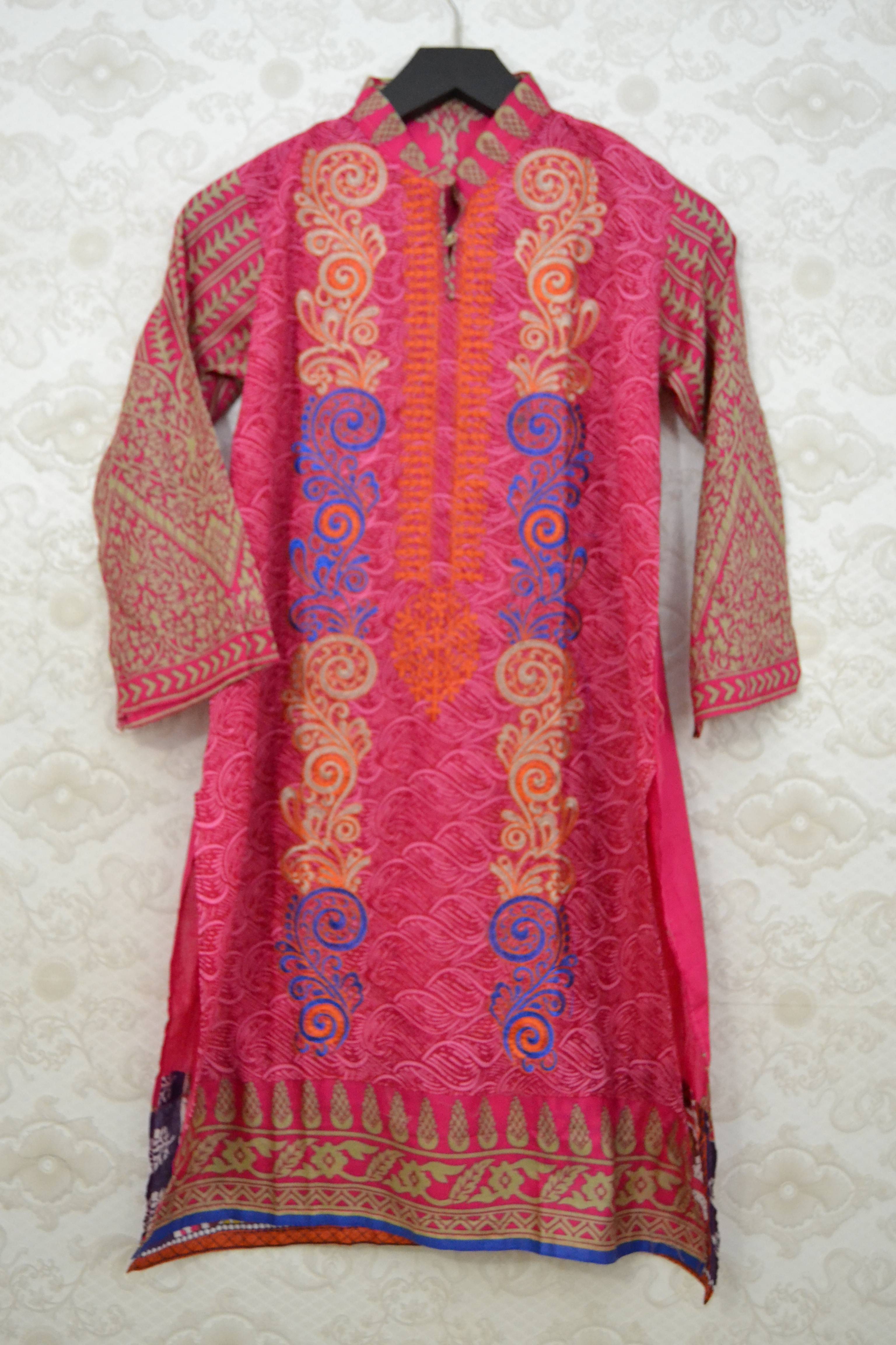 Embroidered Kurti (red)